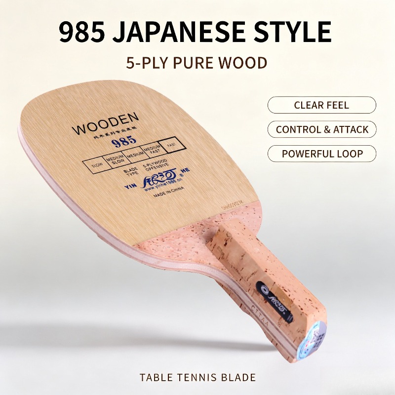 Table Tennis Game - YINHE 985 Japanese Penhold Table Tennis