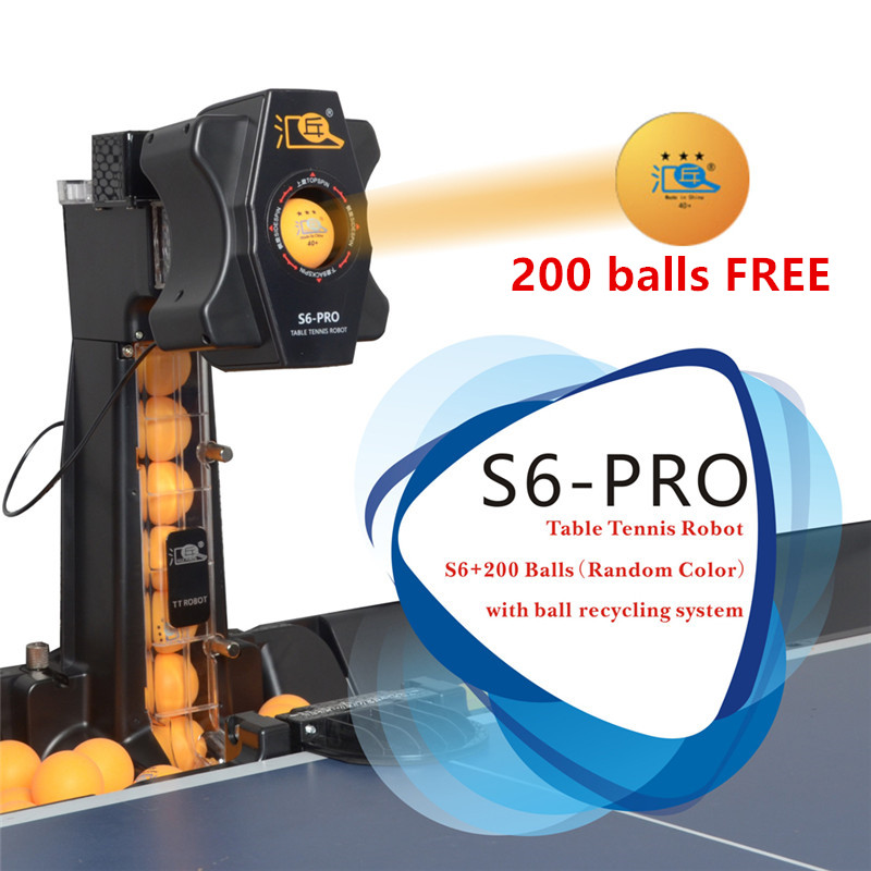 Table Tennis Gun - HUIPANG S6-PRO Table Tennis Robot/Machine Easy