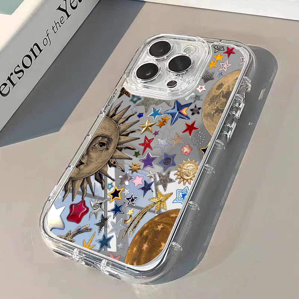 Table Tennis 11 - Celestial Gold Glitter Mirror Phone Case