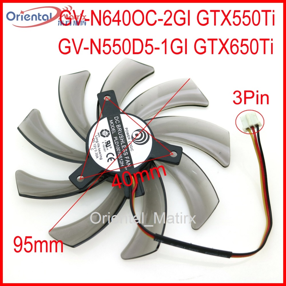 Table Tennis 11 - PLD10010S12H 12V 0.30A 95mm For Gigabyte