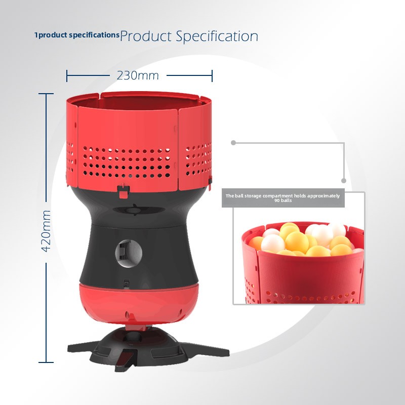 Portable Automatic Table Tenni - Table Tennis Gun 评论和价格