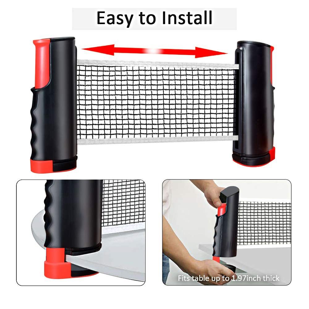 Retractable Net Ping Pong Net  - Table Tennis Barrier 评论和价格