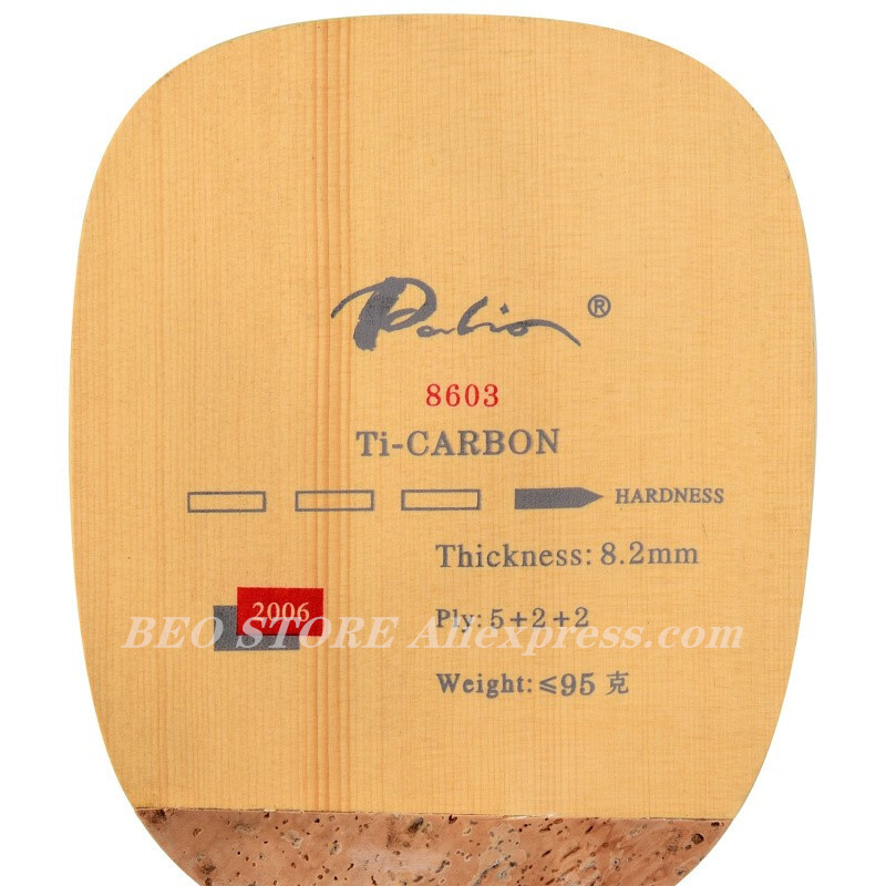 PALIO 8603 Carbon Titanium Tab - Table Tennis Japan 评论和价格