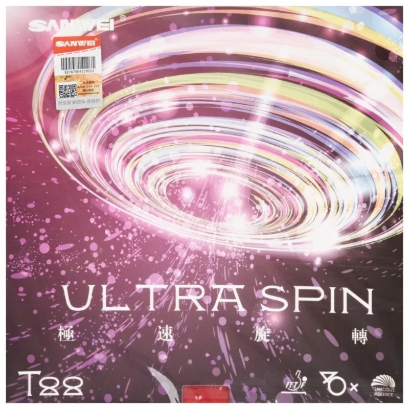 Sanwei  T88 ULTRA-Spin T88-3 T - Table Tennis Rubber Anti Spin 评论和价格