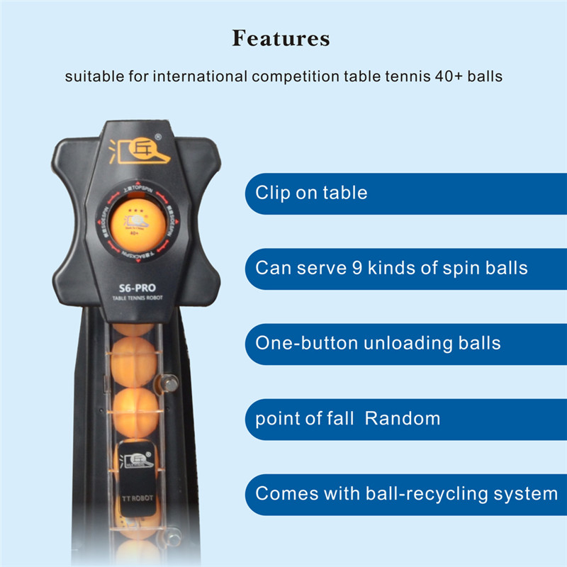 HUIPANG S6-PRO Table Tennis Ro - Table Tennis Gun 评论和价格