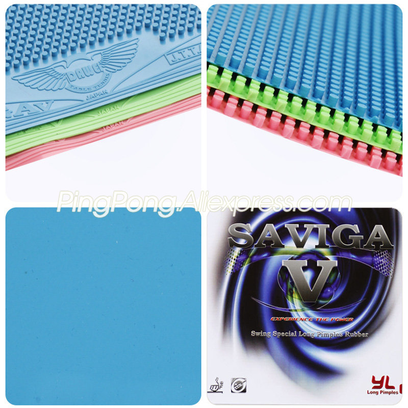 Colorful DAWEI SAVIGA V Pips-l - Table Tennis Forehand Rubber 评论和价格