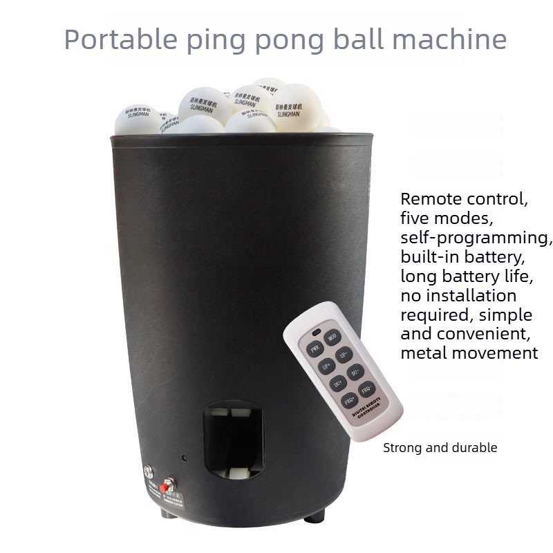 Portable Table Tennis Ball Mac - Table Tennis Gun 评论和价格
