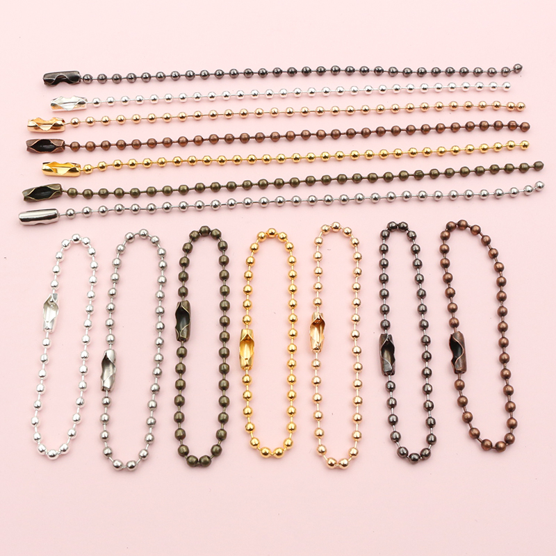 100pcs 2mm Ball Bead Chains 11 - Table Tennis 11 评论和价格