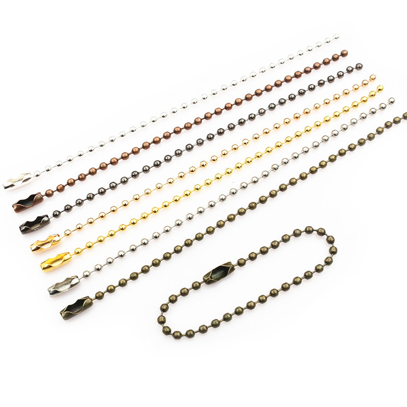 100pcs 2mm Ball Bead Chains 11 - Table Tennis 11 评论和价格