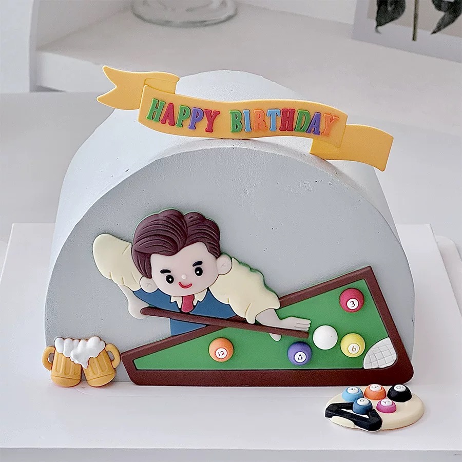 Billiard Cake Birthday Decorat - Table Tennis Game 评论和价格