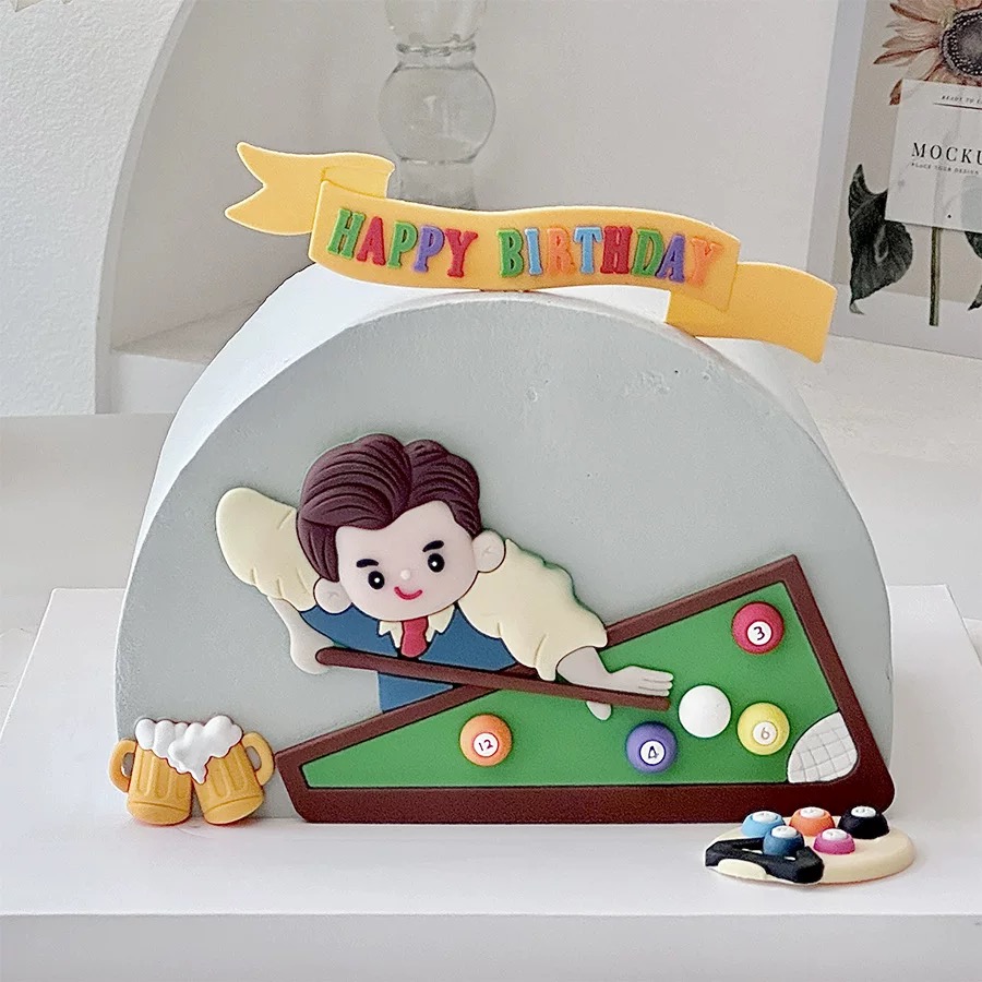 Billiard Cake Birthday Decorat - Table Tennis Game 评论和价格