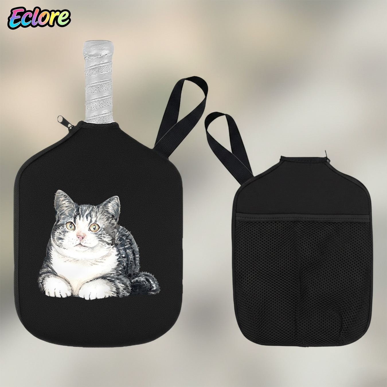 Cute Watercolor Cat Pickleball - Table Tennis Game 评论和价格