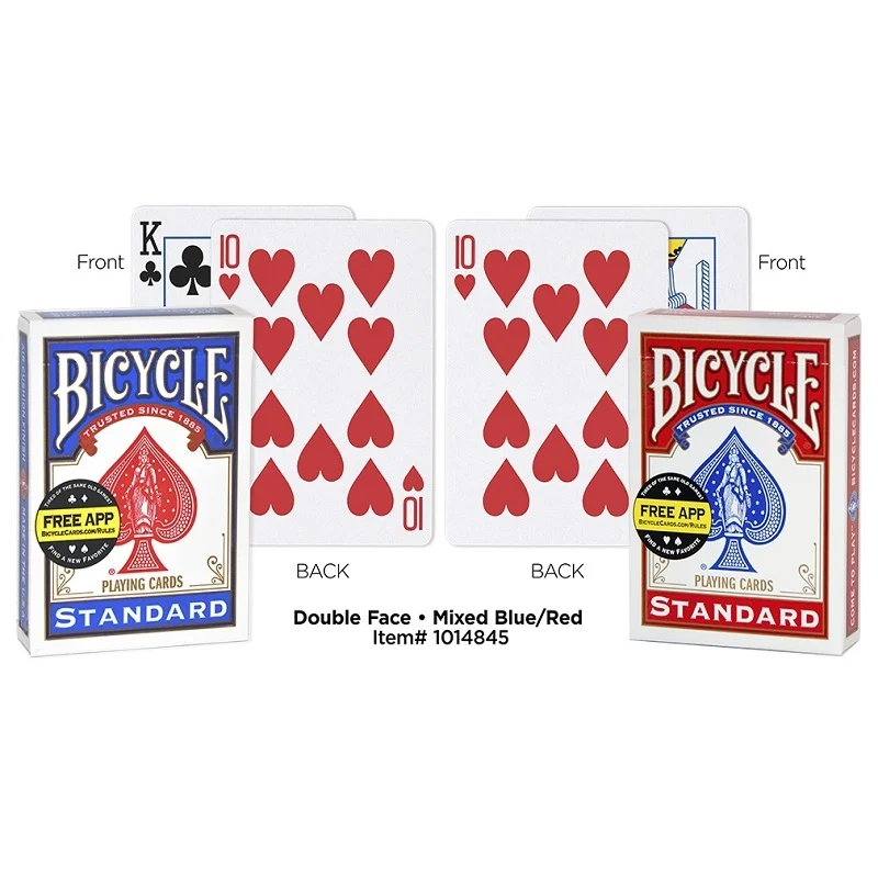 Bicycle Double Face Playing Ca - Table Tennis Double 评论和价格