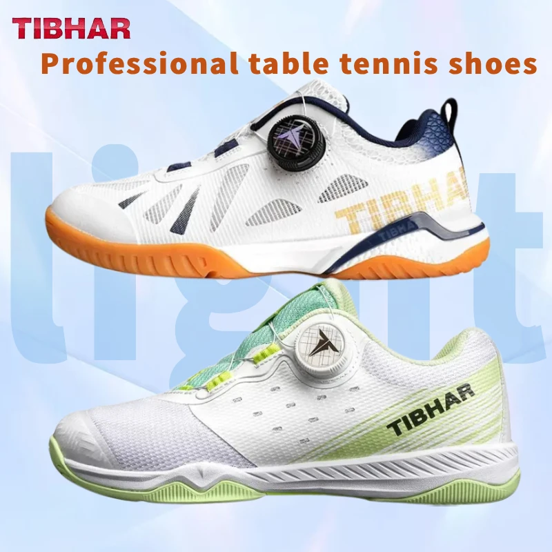 New TIBHAR Straight Button Tab - Table Tennis Shoes 评论和价格